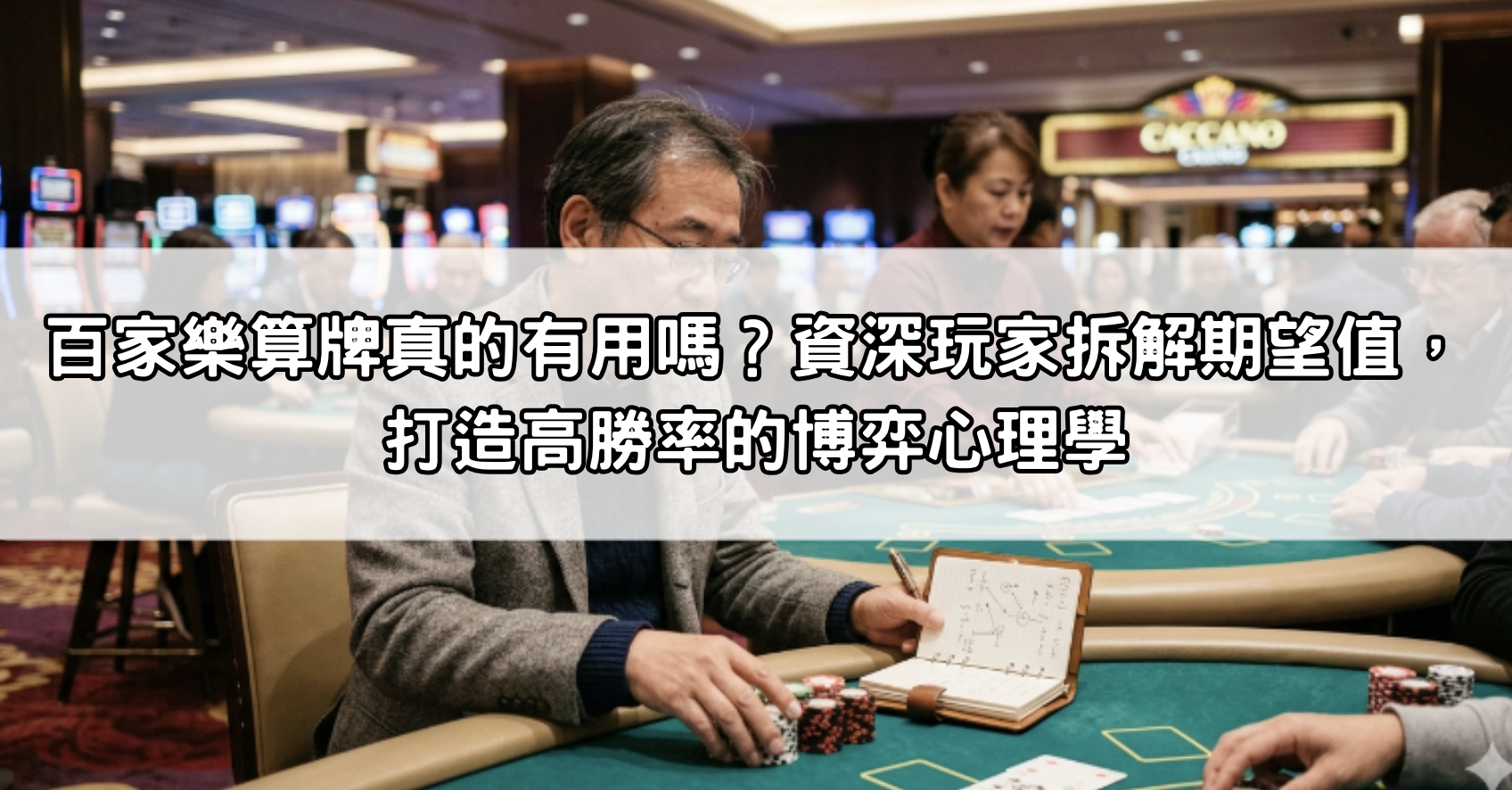 百家樂算牌真的有用嗎？資深玩家拆解期望值，打造高勝率的博弈心理學